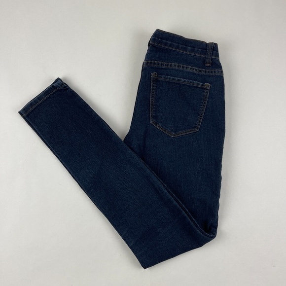 Forever 21 Womens Jeans Dark Wash Blue 27 - Picture 2 of 6